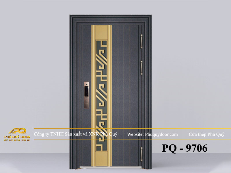 cửa 1 cánh PQ-9706 cửa thép Phú Quý
