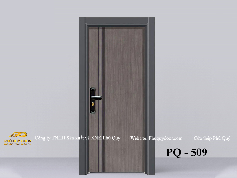 mẫu cửa thông phòng PQ-509 cửa thép chống cháy