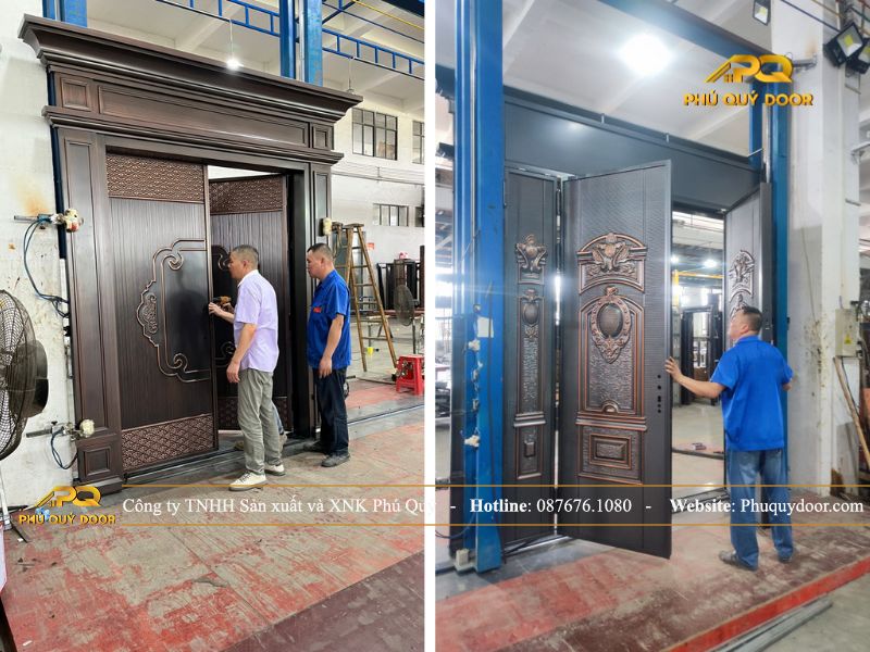 cửa thép nhập khẩu, phân phối tại Phú Quý Door