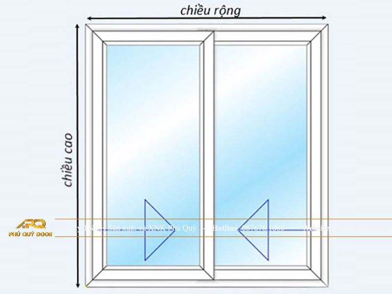 kích thước cửa sổ chuẩn phong thủy