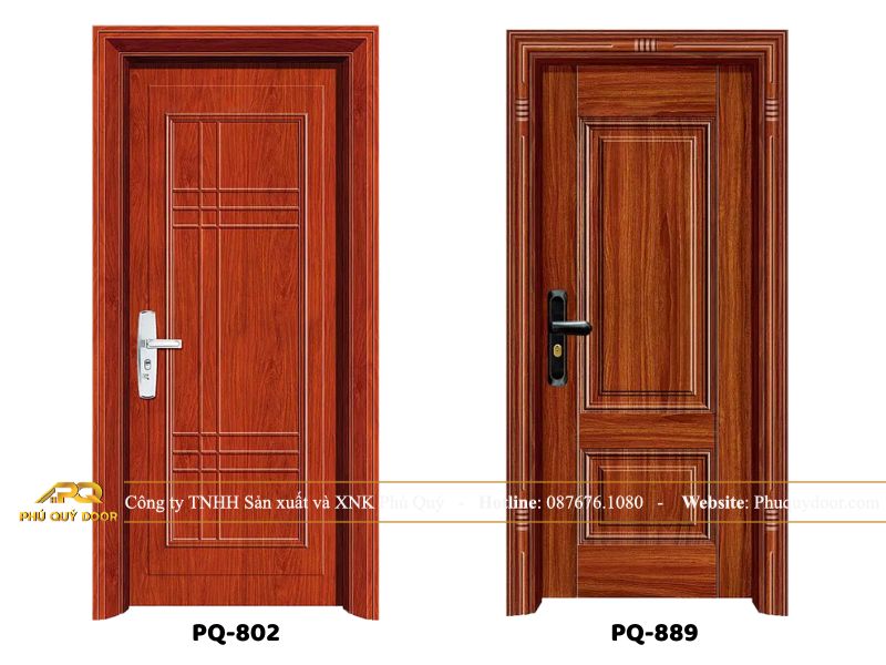 mẫu cửa phòng thờ đẹp Phú Quý Door