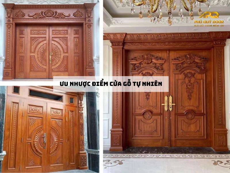 Có nên lắp đặt cửa gỗ? Ưu nhược điểm cửa gỗ tự nhiên