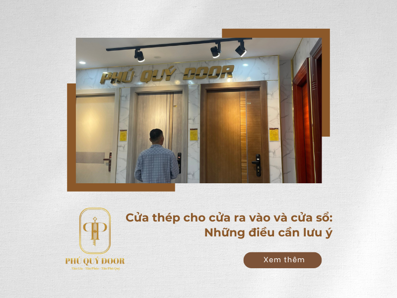 Cửa thép cho cửa ra vào và cửa sổ? Cần lưu ý 7 điểm cực quan trọng